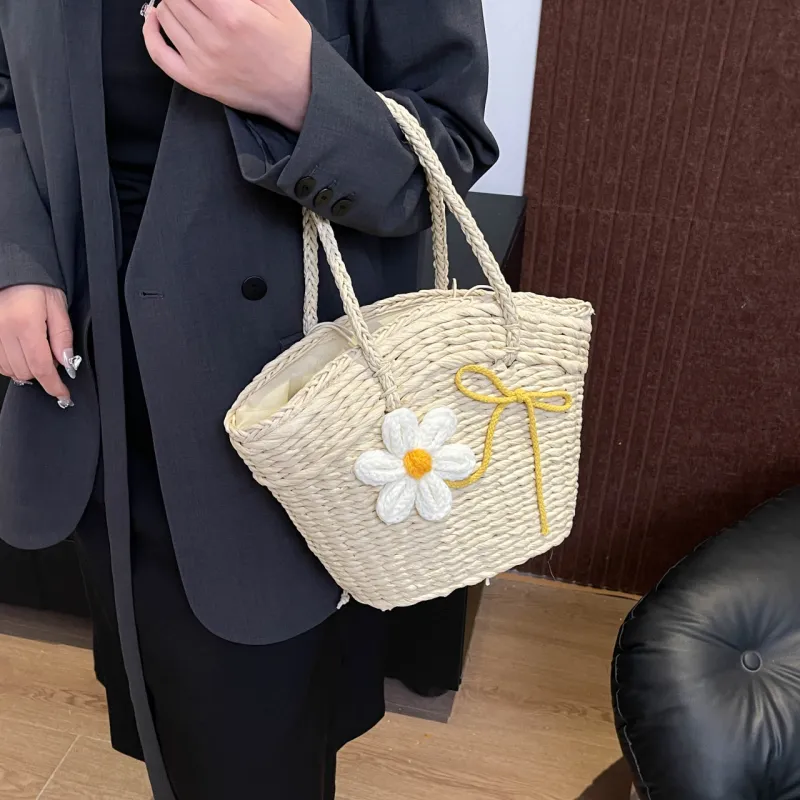 Gerlanx Woven Handbag Women's Beige/Khaki-1
