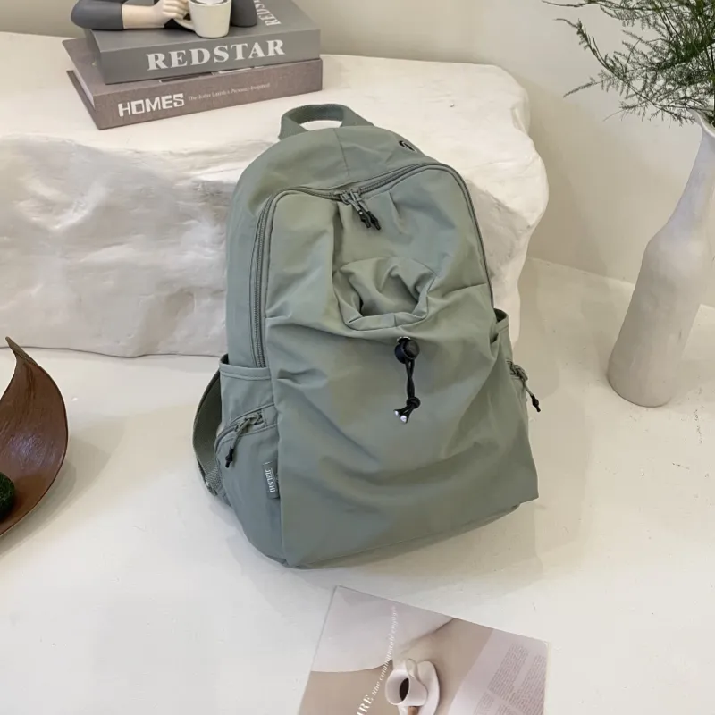 Gerlanx Nylon Fabric Backpack Unisex Multicolor-13