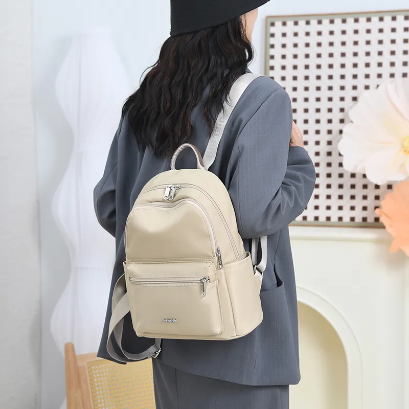 Gerlanx Nylon Fabric Backpack Unisex Multicolor-18