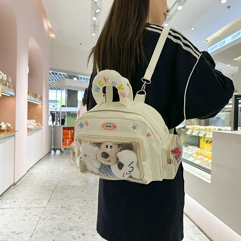 Gerlanx PU Backpack Unisex Multicolor-2