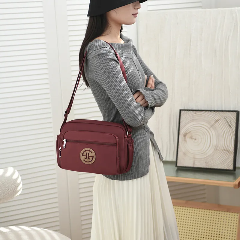 Gerlanx Nylon Fabric Crossbody Bag, Shoulder Bag Unisex-14