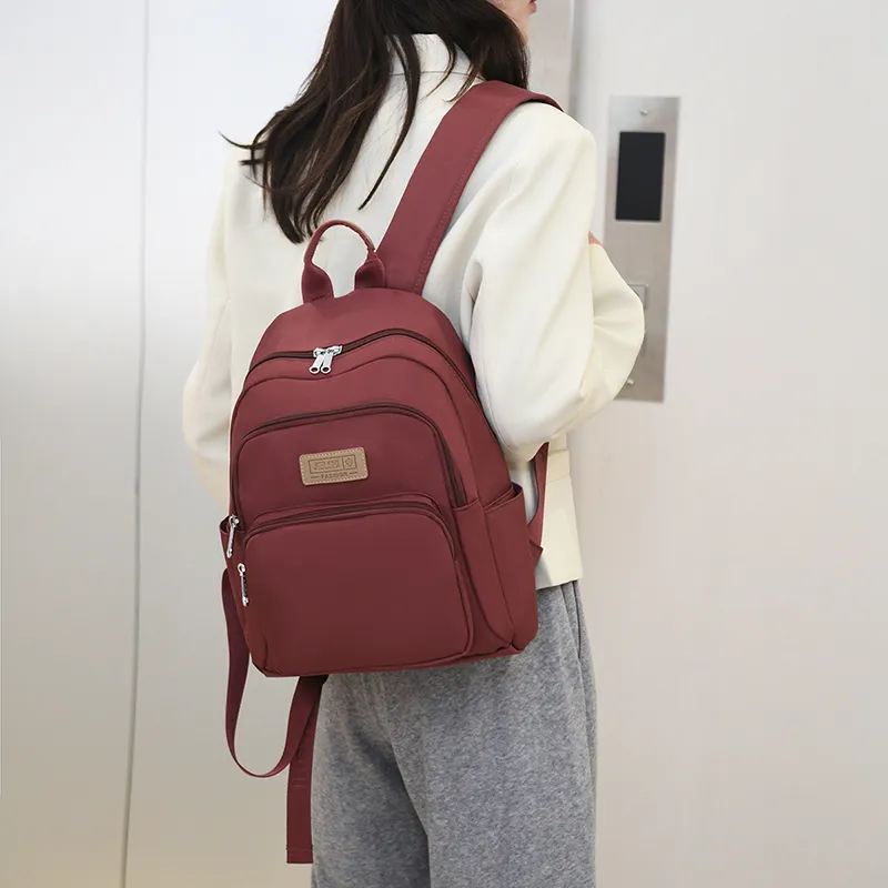 Gerlanx Nylon Fabric Backpack Unisex Multicolor-6