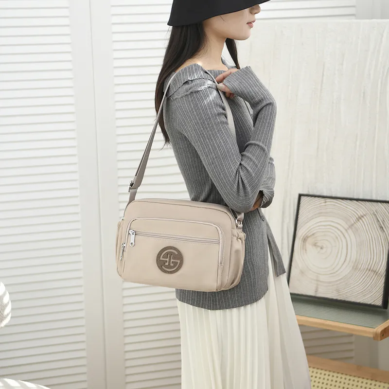 Gerlanx Nylon Fabric Crossbody Bag, Shoulder Bag Unisex-11