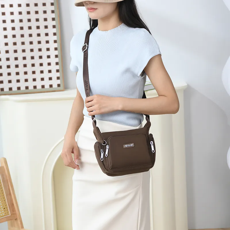 Gerlanx Nylon Fabric Crossbody Bag Unisex Multicolor-7