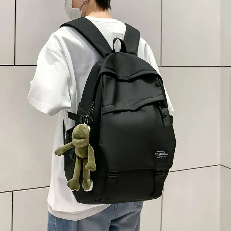 Gerlanx Composite Cloth Backpack Regular Unisex Black/White-1