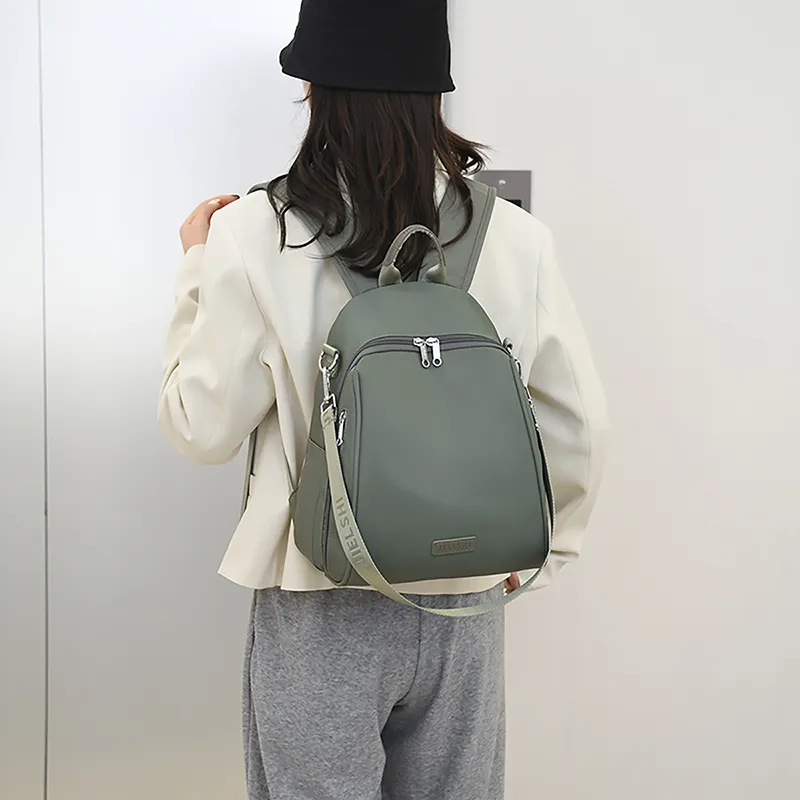 Gerlanx Nylon Fabric Backpack Unisex Multicolor-9