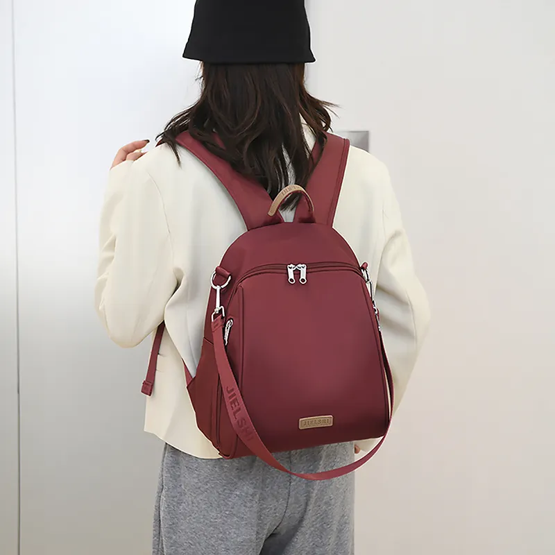Gerlanx Nylon Fabric Backpack Unisex Multicolor-17