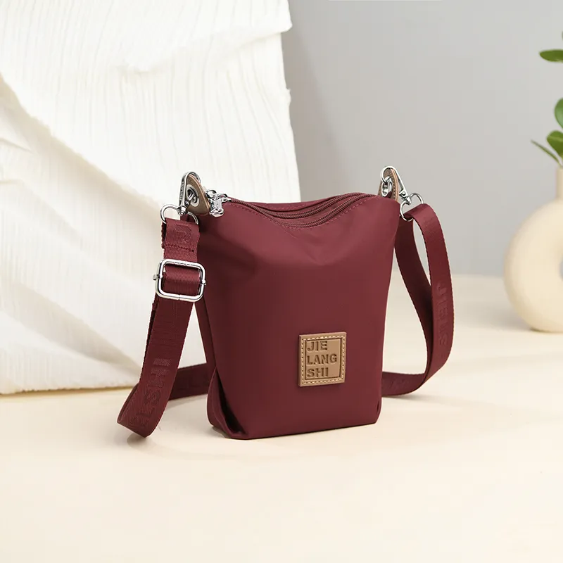 Gerlanx Nylon Fabric Shoulder Bag, Crossbody Bag Regular Unisex Multicolor-30