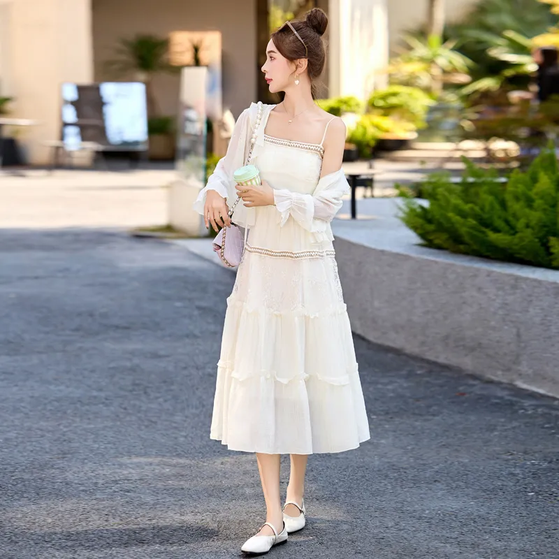 Aoaifu Two Piece Skirt Sets Women's Image Color-3