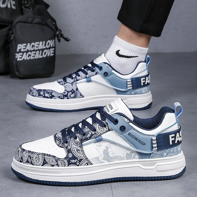 BIGWASP Low Top Skateboard Shoes Men's-2