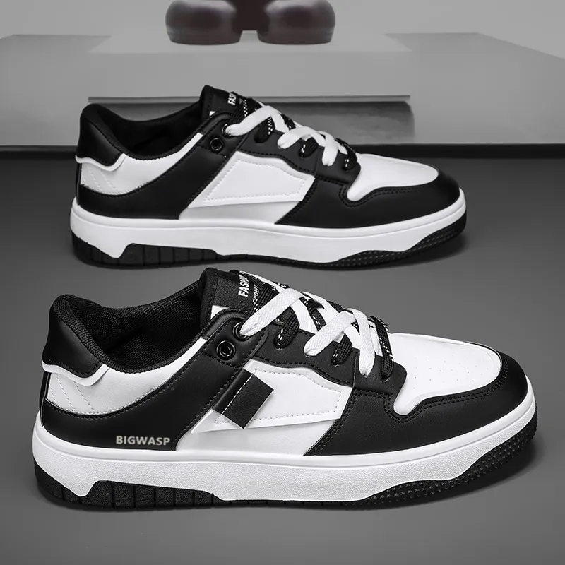 BIGWASP Cushioning, Wear Resistant Low Top Skateboard Shoes Men's-2