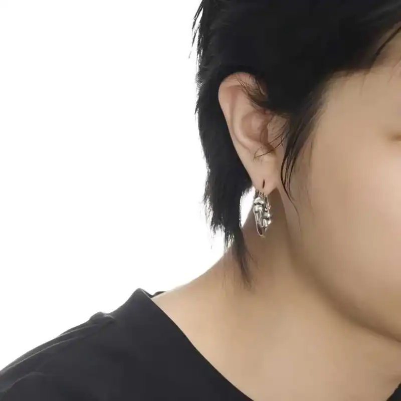 BLESSED BULLET Alloy Earrings Unisex-4