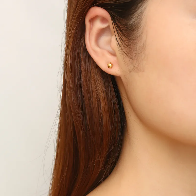 BLESSED BULLET Titanium Steel Stud Earrings Women's-1