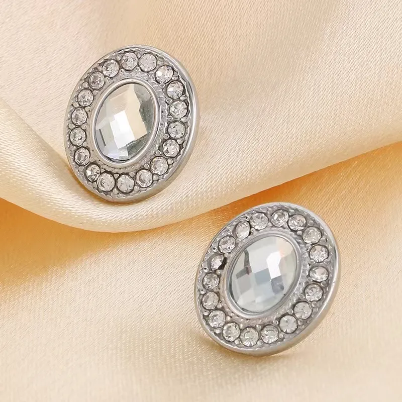 BLESSED BULLET Titanium Steel Stud Earrings Women's-1