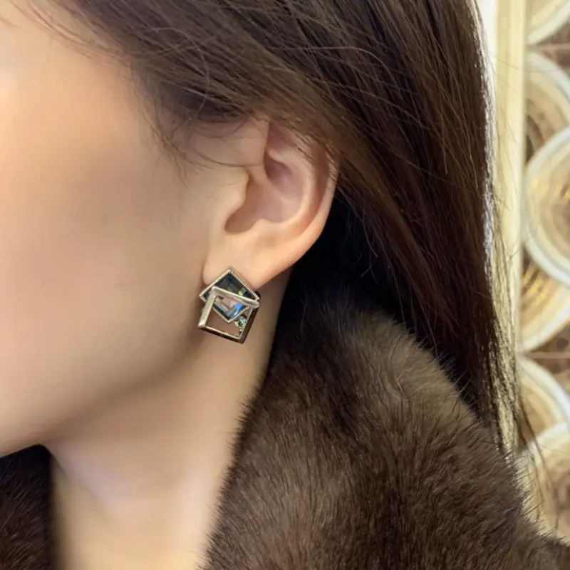 BLESSED BULLET Alloy Earrings Women's-2