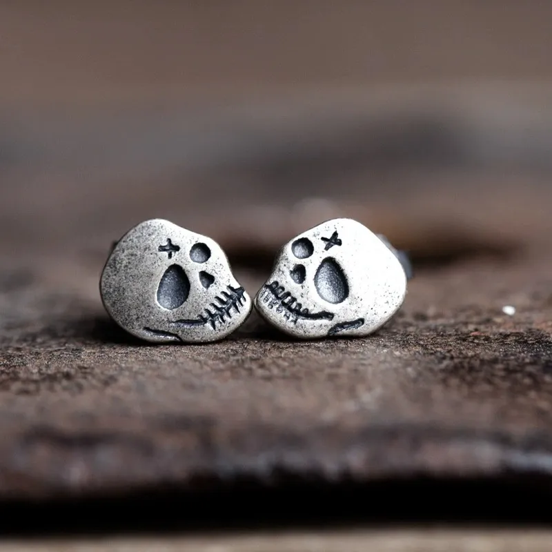 BLESSED BULLET Alloy Stud Earrings Men's-3