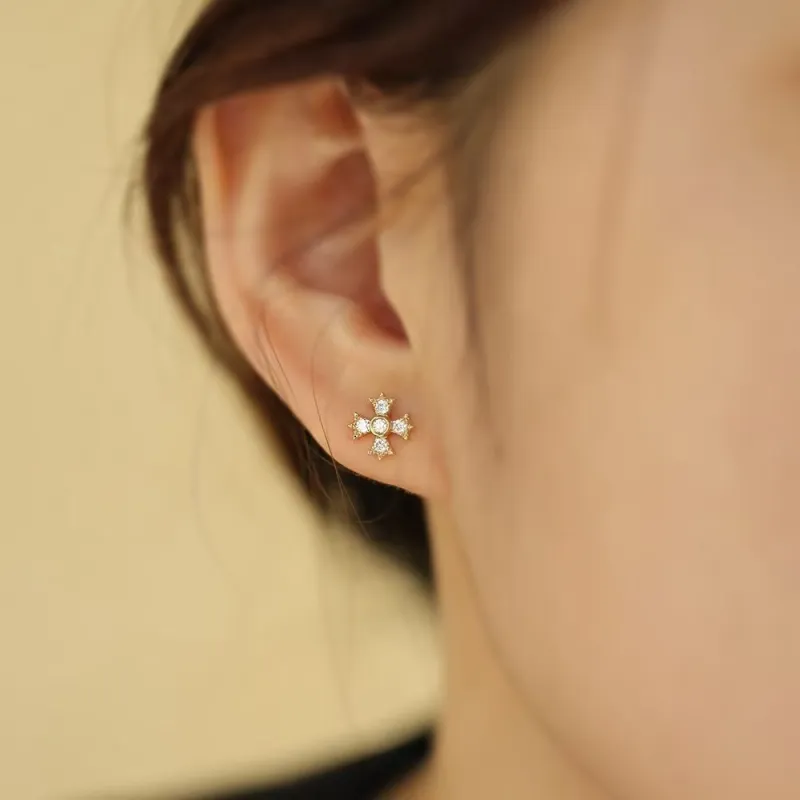 BLESSED BULLET Alloy Stud Earrings Women's-1