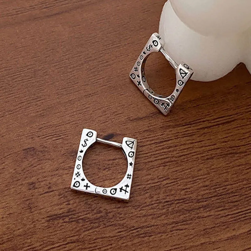 BLESSED BULLET Alloy Earrings Unisex-8