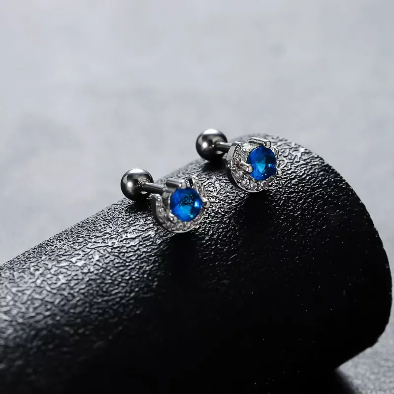 BLESSED BULLET Alloy Stud Earrings Unisex-5