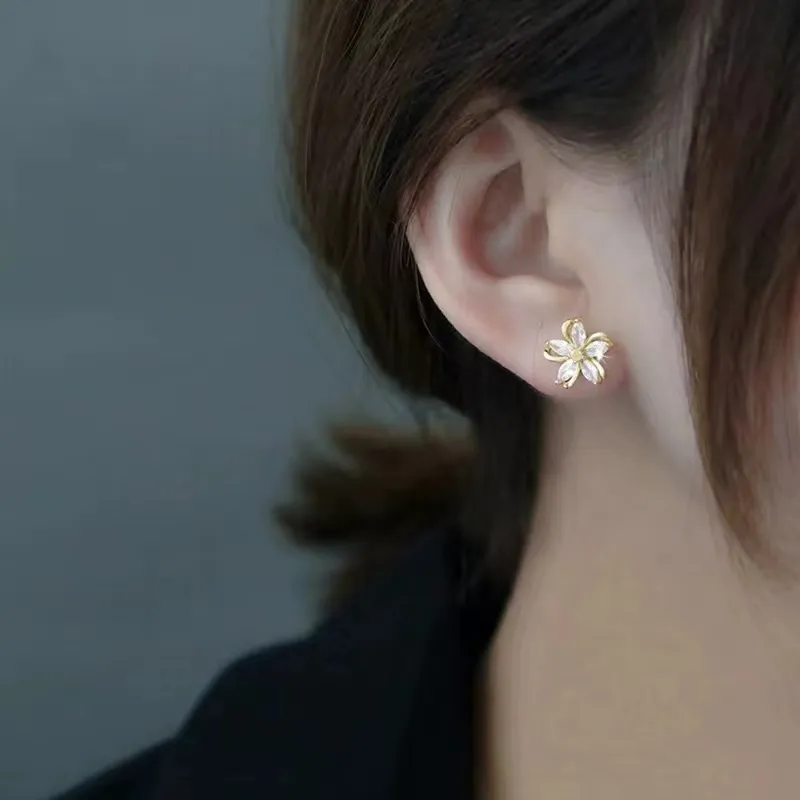 BLESSED BULLET Copper Stud Earrings Women's-5