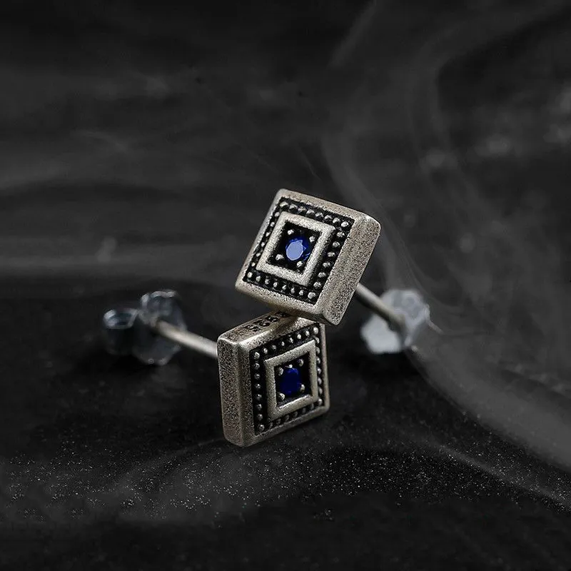 BLESSED BULLET Alloy Stud Earrings Men's-2