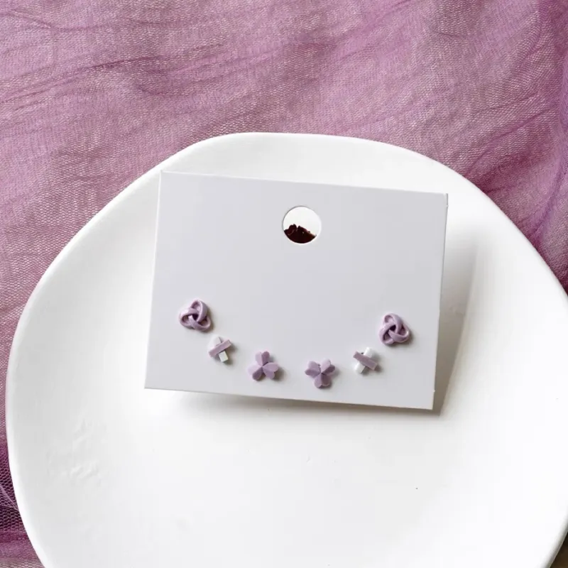 BLESSED BULLET Alloy Stud Earrings Women's-2