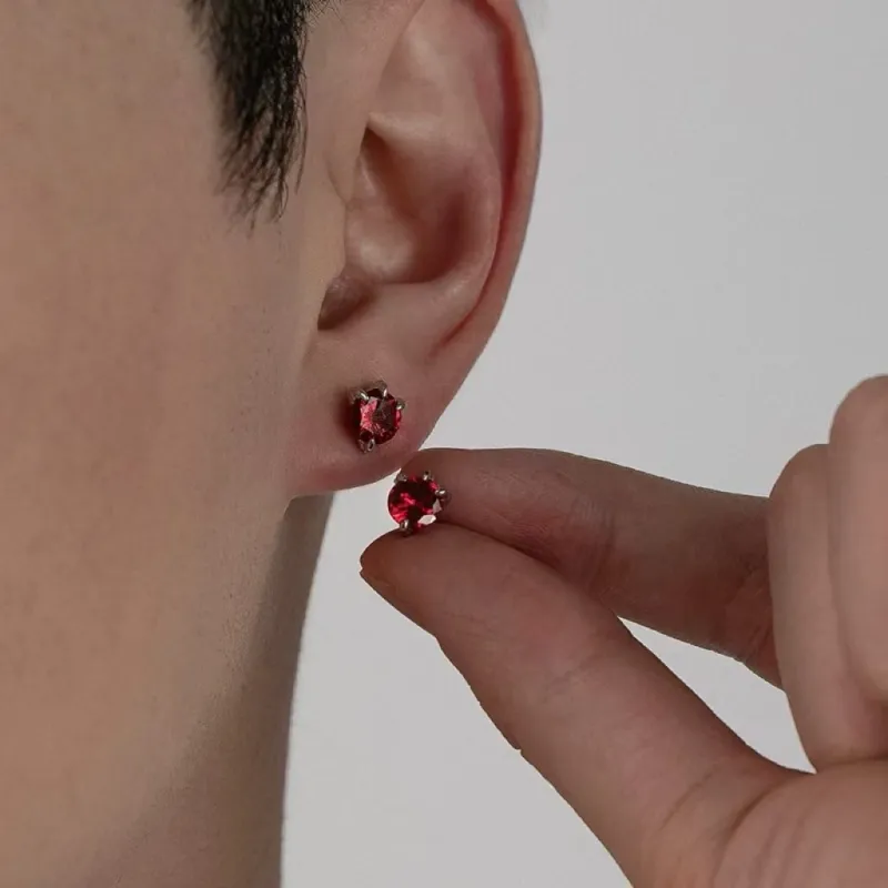BLESSED BULLET Alloy Stud Earrings Unisex-4