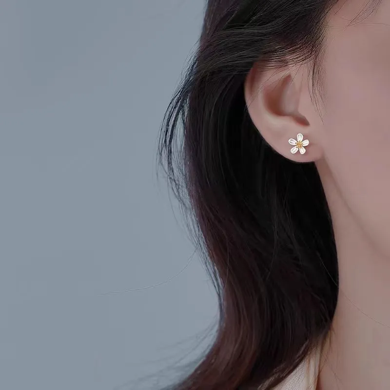 BLESSED BULLET Copper Stud Earrings Women's-5