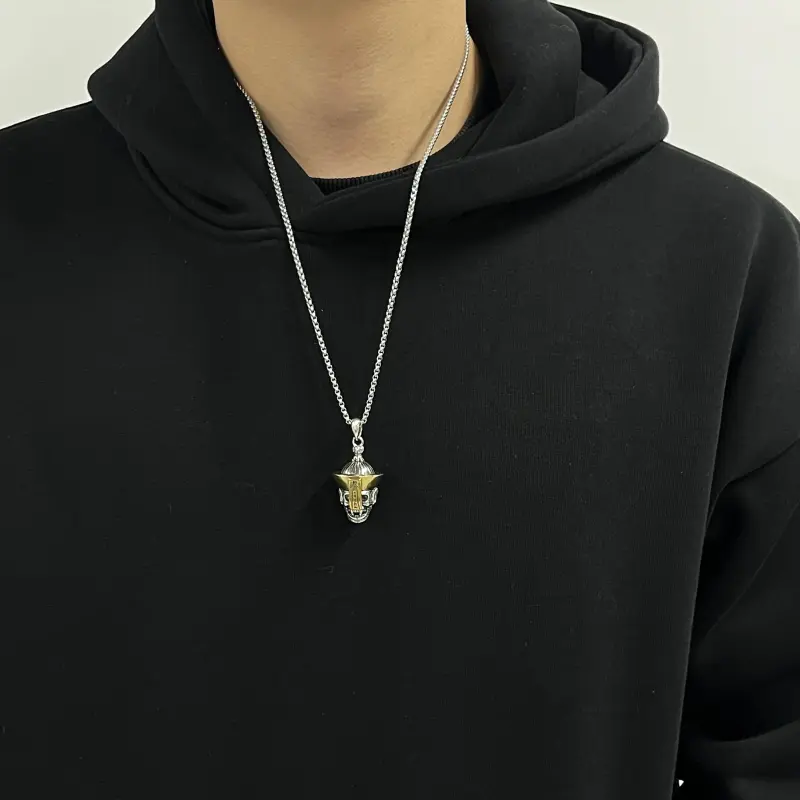 BLESSED BULLET Copper Alloy Necklaces Men's-1
