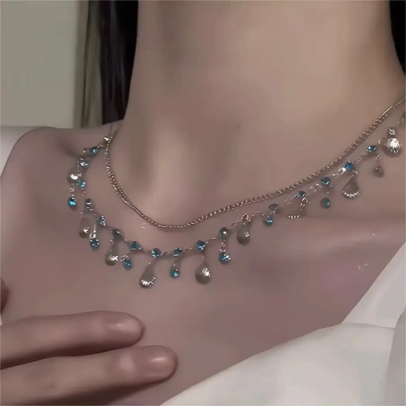 BLESSED BULLET Alloy Shell Necklaces Women's-2