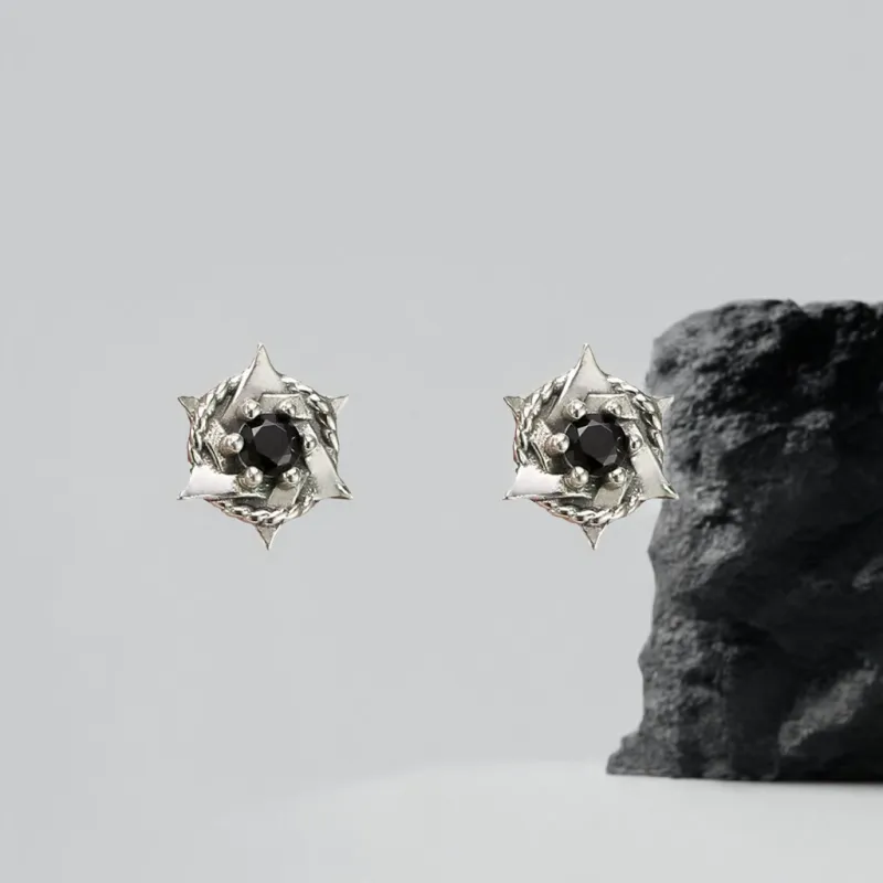 BLESSED BULLET Copper Alloy Stud Earrings Men's-6