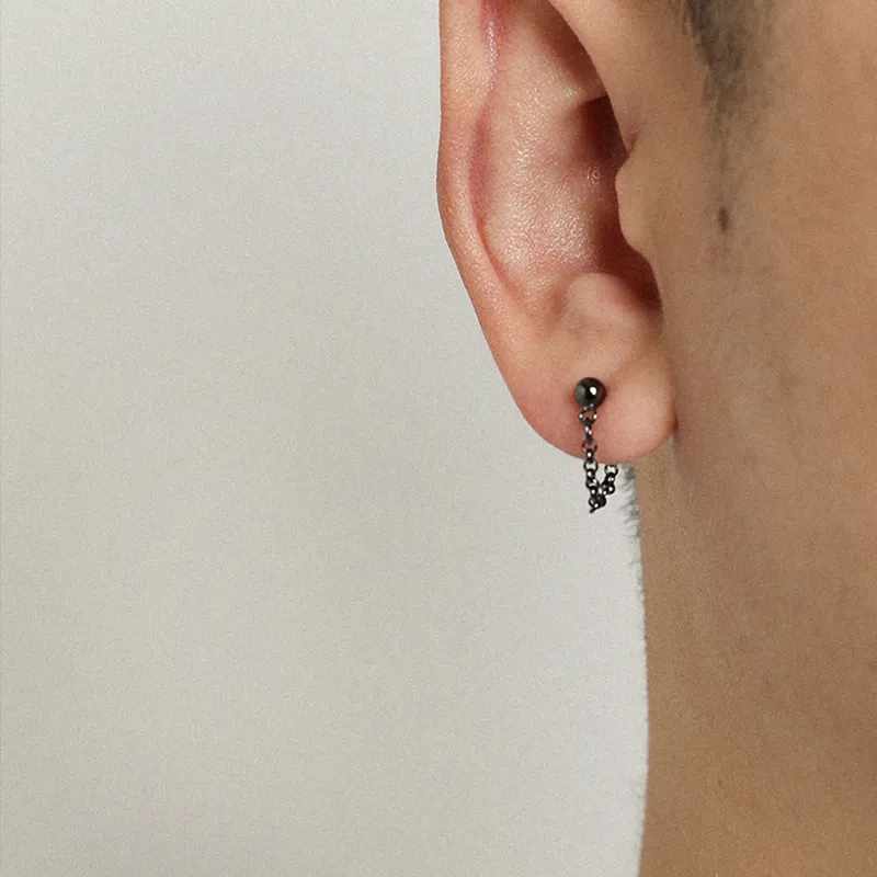 BLESSED BULLET Alloy Earrings Men's-2