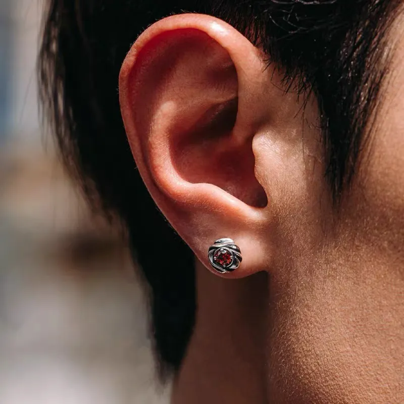 BLESSED BULLET Copper Alloy Stud Earrings Unisex-2
