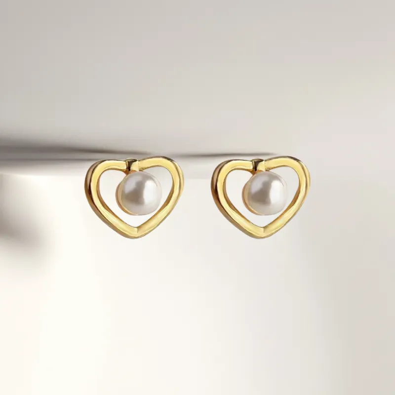 BLESSED BULLET Copper Stud Earrings Women's-4