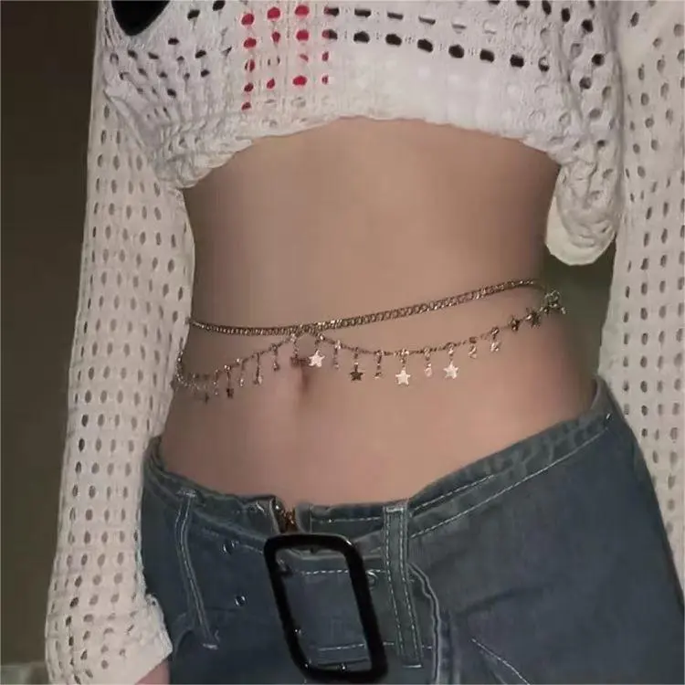 BLESSED BULLET Alloy Body Chains Women's-3