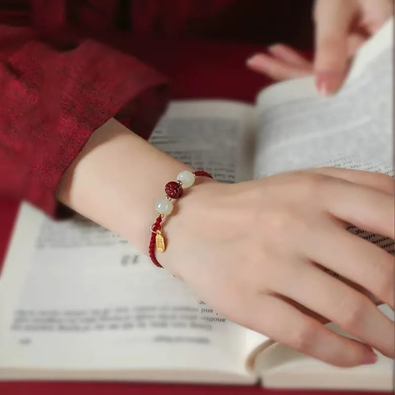 BLESSED BULLET Cinnabar Bracelets Unisex-2