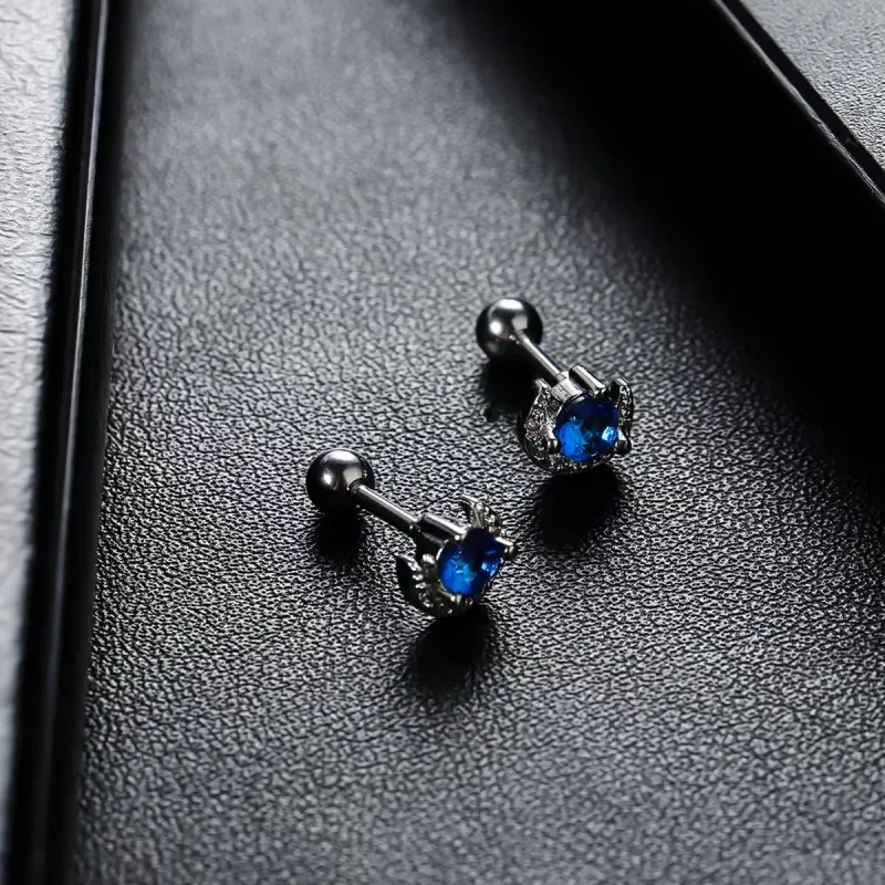 BLESSED BULLET Alloy Stud Earrings Unisex-10