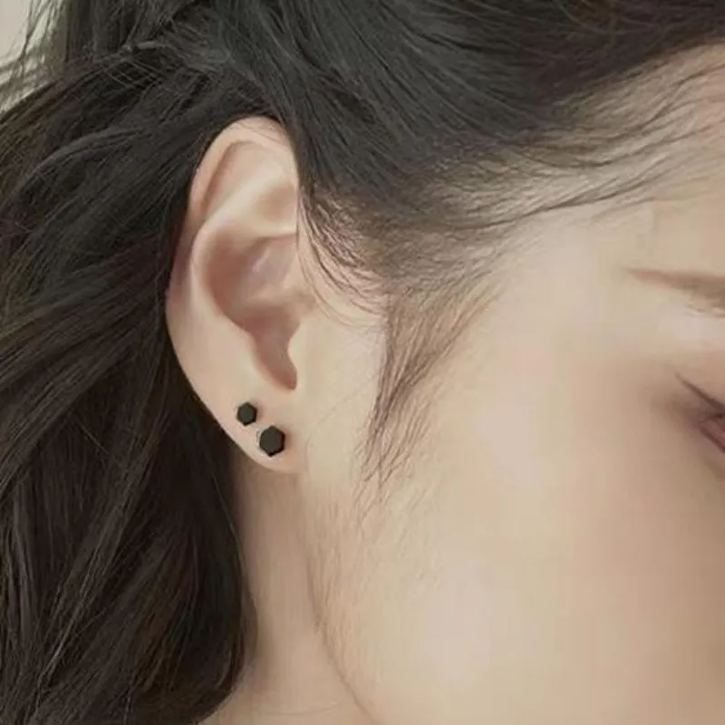 BLESSED BULLET Titanium Steel Stud Earrings Unisex-1