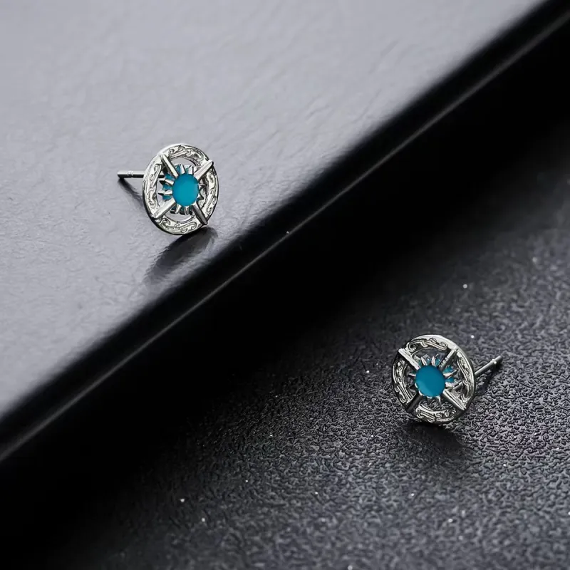 BLESSED BULLET Alloy Stud Earrings Unisex-3