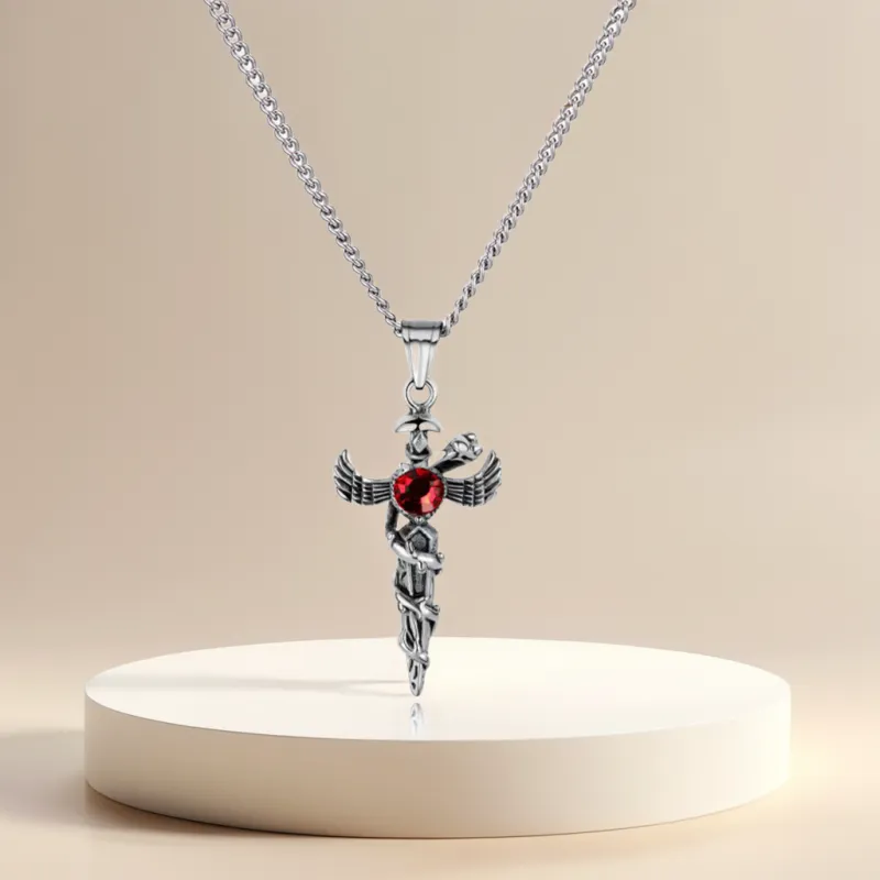 BLESSED BULLET Alloy Necklaces Unisex-3
