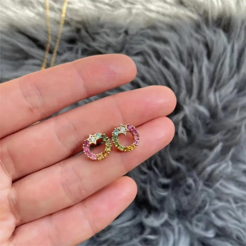 BLESSED BULLET Copper Earrings Women's-1