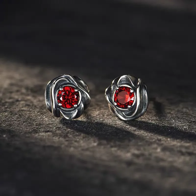 BLESSED BULLET Copper Alloy Stud Earrings Unisex-3
