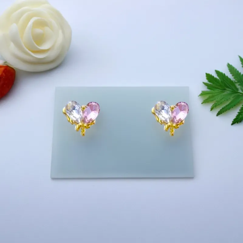 BLESSED BULLET S925 Sterling Silver Stud Stud Earrings Women's-4