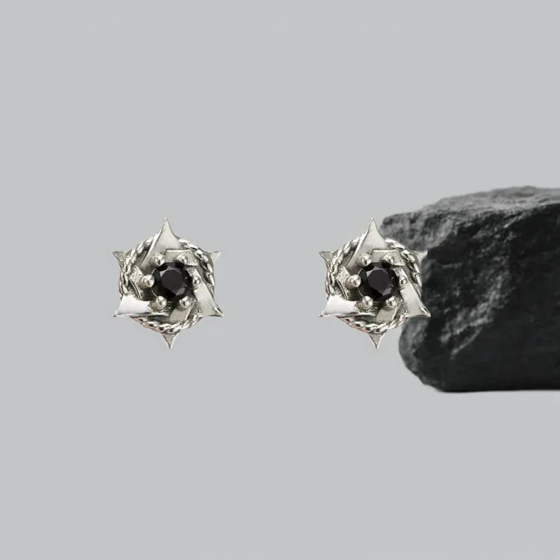BLESSED BULLET Copper Alloy Stud Earrings Men's-7