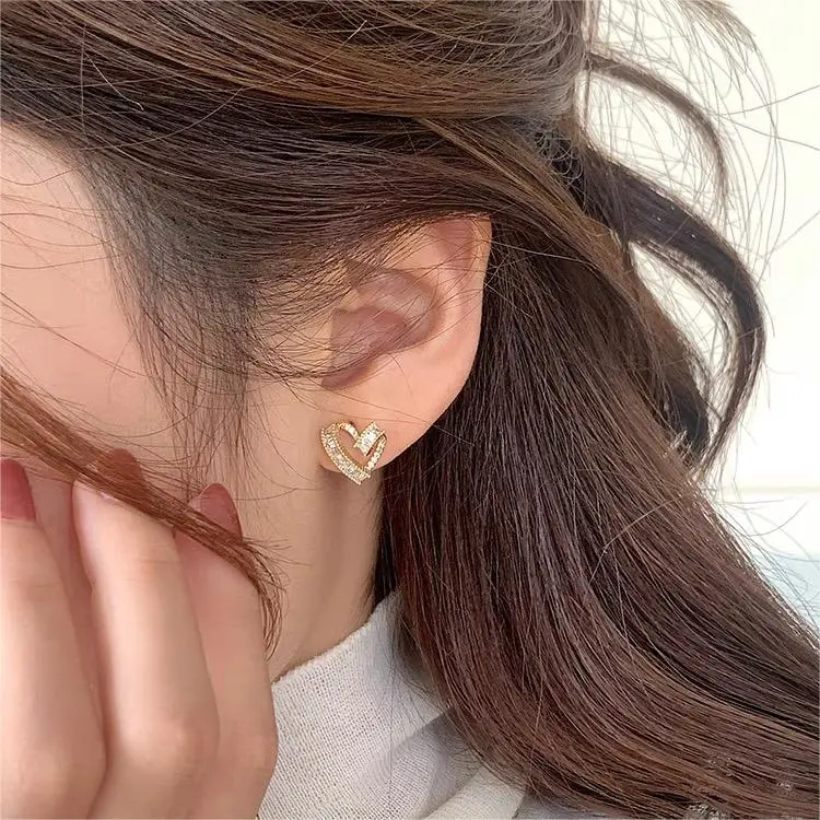 BLESSED BULLET Copper Stud Earrings Women's-5