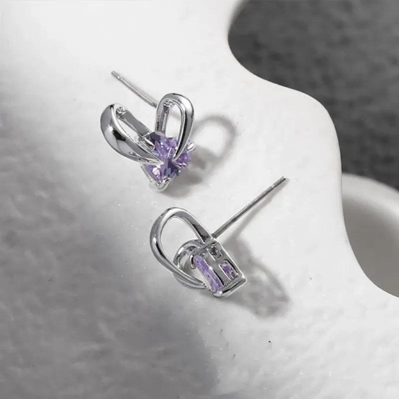 BLESSED BULLET Alloy Stud Earrings Women's-4