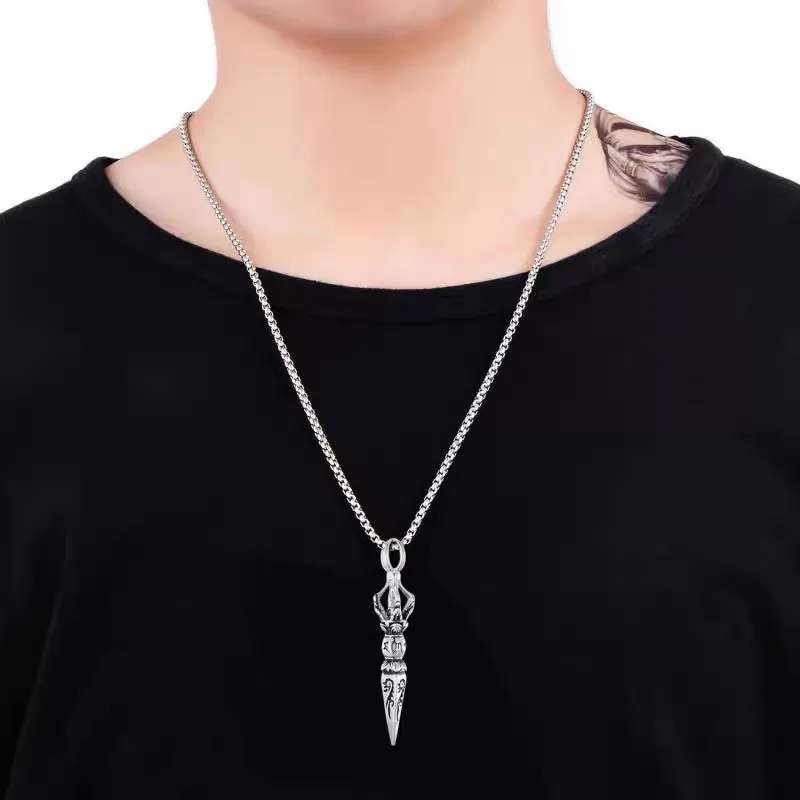 BLESSED BULLET Alloy Necklaces Unisex-1