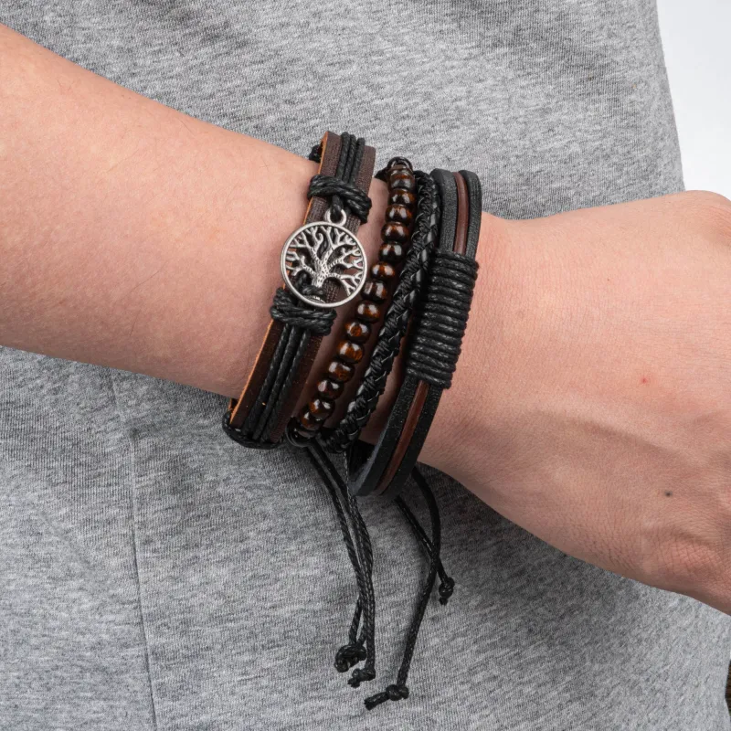 BLESSED BULLET Linen Rope Bracelets Unisex-2