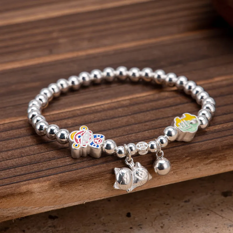 BLESSED BULLET 999 Fine Silver Bracelets Unisex-2
