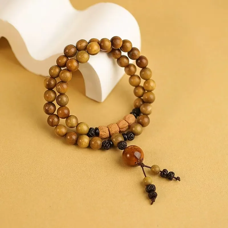 BLESSED BULLET Sandalwood Bracelets Unisex-4